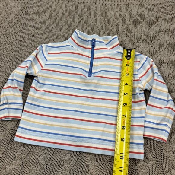 Classic Prep Boutique Striped 1/4 Zip Pullover ~ 9/12M - Picture 6 of 12
